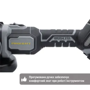 Акумуляторна болгарка Procraft industrial AG125B (без акб та зп) №7