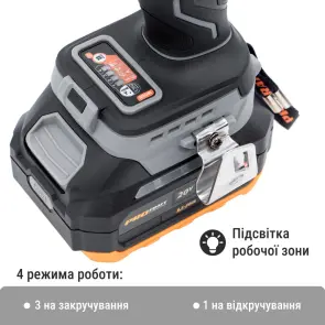 Аккумуляторный винтоверт Procraft Industrial ID20A (с 1 акб и зп) №6