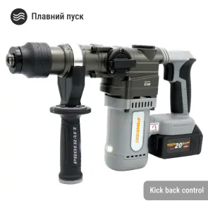 Акумуляторний перфоратор Procraft industrial HD20A (c 1 акб та зп) №3