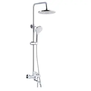 Душева система Frap F2441 з поворотним виливом, білий/хром №1