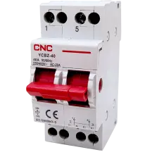 Модульный переключатель нагрузки (1-0-2) YCBZ-40 2P 40A 240/415V AC, CNC