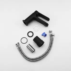 Смеситель для умывальника Frap F1062, черный №2