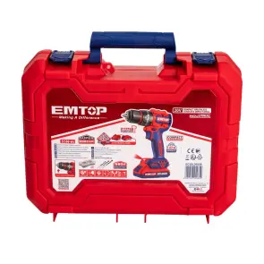 Дриль-шуруповерт ударний акумуляторний EMTOP ECIDL20558 №16