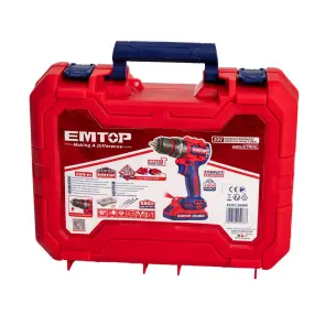 Дрель-шуруповерт аккумуляторная EMTOP ECIDL20668 №16