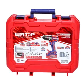 Дриль-шуруповерт акумуляторний EMTOP ECIDL20968 №15