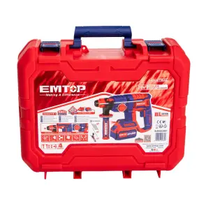 Перфоратор акумуляторний EMTOP ELRH202081 №17