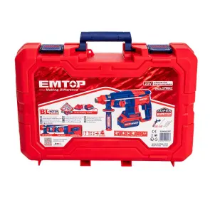 Перфоратор аккумуляторный EMTOP ELRH202287 №15