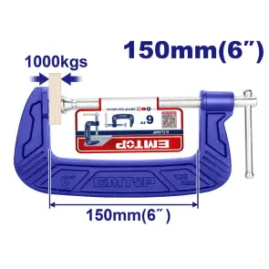 Струбцина G-подібна EMTOP ECLPG0601 №1