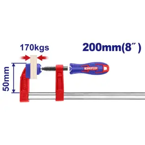 Струбцина столярна EMTOP ECLPF05201 №1