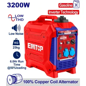 Генератор інверторний EMTOP EGGRS3501 №1