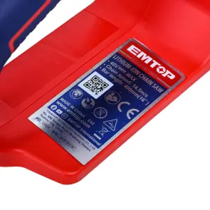 Пила ланцюгова акумуляторна EMTOP ELGA401682 №7