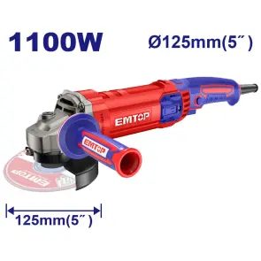 Болгарка (кутова шліфмашина) EMTOP EAGR11053 №1