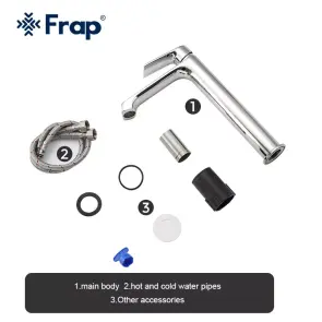 Змішувач для умивальника Frap F1071-2 №6