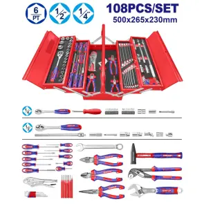 Набор инструментов EMTOP EHTS00108, 108 шт. №1
