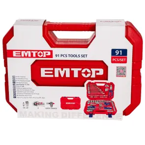 Набір інструментів EMTOP EHTS00911 91 шт. №5