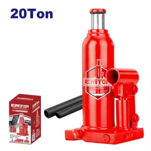 Домкрат пляшковий гідравлічний EMTOP EHJK12001 №1