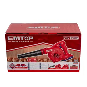 Повітродувка садова акумуляторна EMTOP ELAB200581 №12