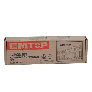 Набір ключів комбінованих EMTOP ECSS11201, 12 шт №6