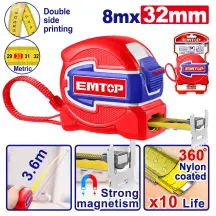 Рулетка EMTOP EMTP80832M 8 м