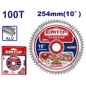 Пильный диск TCT по алюминию EMTOP ETCT22541001 №1