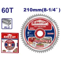 Пильный диск TCT по алюминию EMTOP ETCT2210601