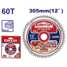 Пильный диск TCT по дереву EMTOP ETCT1305601