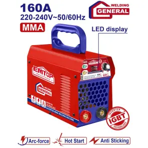 Зварювальний інвертор EMTOP EWDEM16501 №1