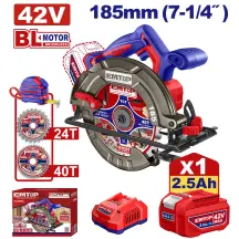Пила дискова акумуляторна EMTOP ELCS4218511