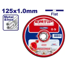 Відрізний диск EMTOP EACD101251, 125х1 мм