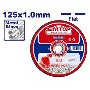 Отрезной диск EMTOP EACD101251, 125х1 мм №1