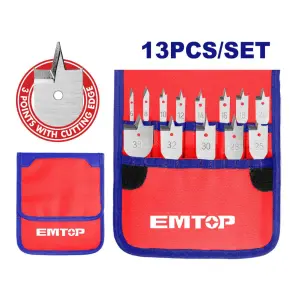 Набор сверл EMTOP EWFD41301, 13 шт. №1