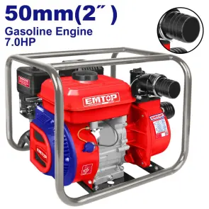 Мотопомпа бензинова EMTOP EGWP5012 №1