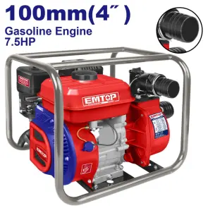 Мотопомпа бензиновая EMTOP EGWP10022 №1