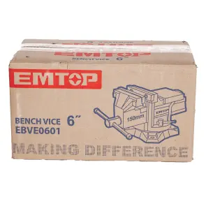 Тиски поворотные EMTOP EBVE0601 №10