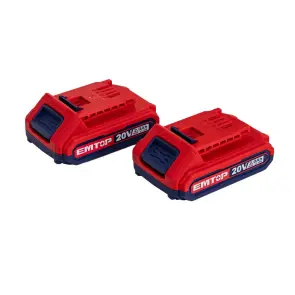 Комплект EMTOP ELBCPK1222 серии P20S 2Ahх2 (ЗУ EFCR20200 + 2 АКБ EBPK20011) №4