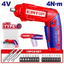 Шуруповерт акумуляторний EMTOP ECSR0408