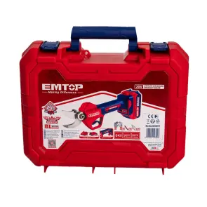 Секатор акумуляторний EMTOP ELSL203051 №17