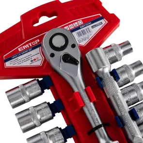Набор торцевых головок EMTOP ESKT12131 1/2" 13 шт. №6