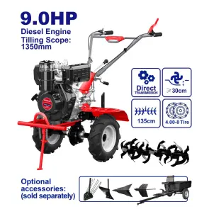 Культиватор дизельний EMTOP ETLR1353 №1