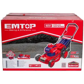 Газонокосарка акумуляторна EMTOP ELML20185 (без АКБ та ЗП) №17