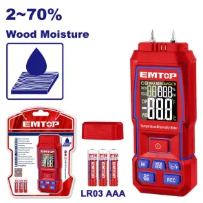 Вологомір для деревини EMTOP EMNN35031 №1