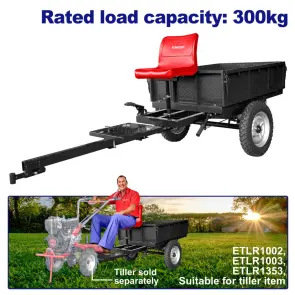 Причіп до культиватора EMTOP ETDR7A30 №1