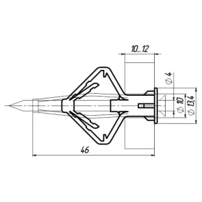 Дюбель Молли 10×50 мм (100 шт.) №2