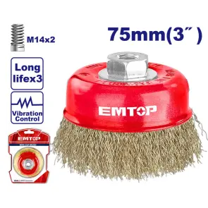 Щетка чашечная EMTOP EWCB10755 №1