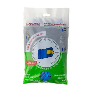 Кріплення для штукатурного маяка ADVANTA - 100 шт №2