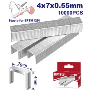 Скоби EMTOP EPTM1251S, 10000 шт. №1