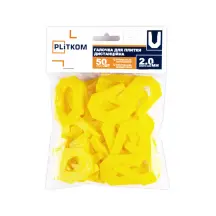 Галочка дистанционная 2 мм для плитки Plitkom