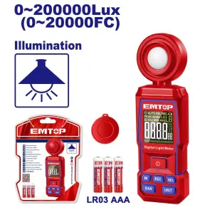 Люксметр электронный EMTOP EMJE35031 №1