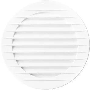 Решетка вентиляционная AirRoxy AOzS 90 white (02-216) №1