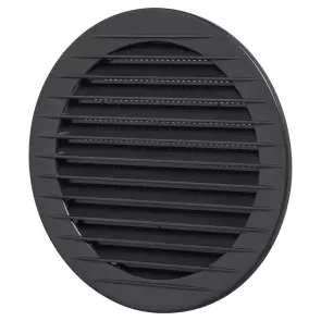 Решітка вентиляційна AirRoxy AOzS graphite 120 (02-232) №1